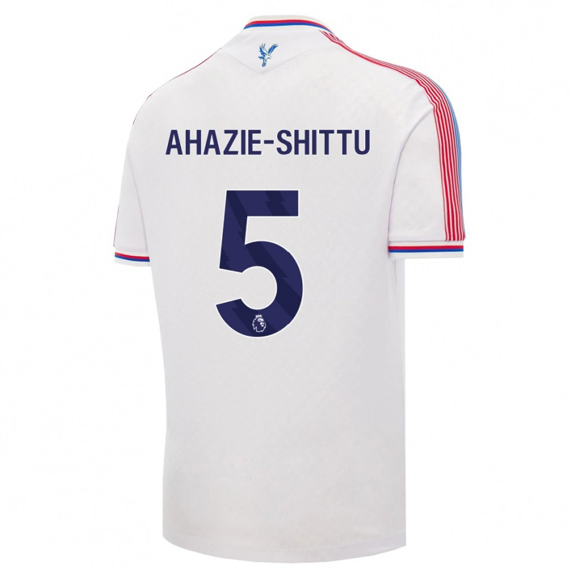 Danxen Femme Maillot Remi Ahazie-Shittu #5 Blanc Rouge Bleu Tenues Domicile 2026/27 T-Shirt