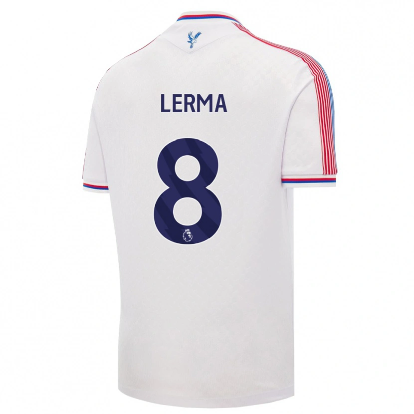Danxen Femme Maillot Jefferson Lerma #8 Blanc Rouge Bleu Tenues Domicile 2026/27 T-Shirt