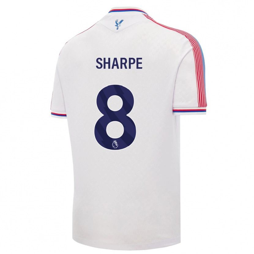 Danxen Femme Maillot Molly-Mae Sharpe #8 Blanc Rouge Bleu Tenues Domicile 2026/27 T-Shirt