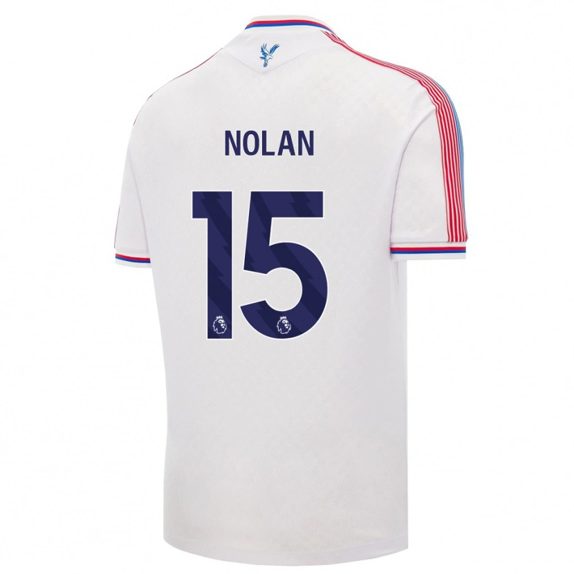 Danxen Femme Maillot Hayley Nolan #15 Blanc Rouge Bleu Tenues Domicile 2026/27 T-Shirt