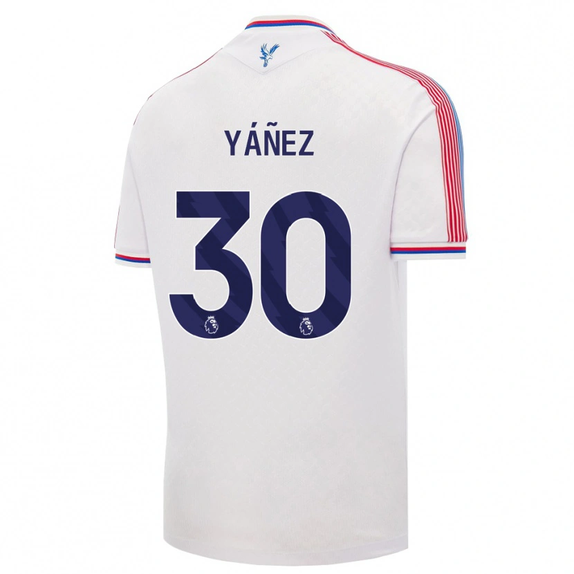 Danxen Femme Maillot Shae Yáñez #30 Blanc Rouge Bleu Tenues Domicile 2026/27 T-Shirt