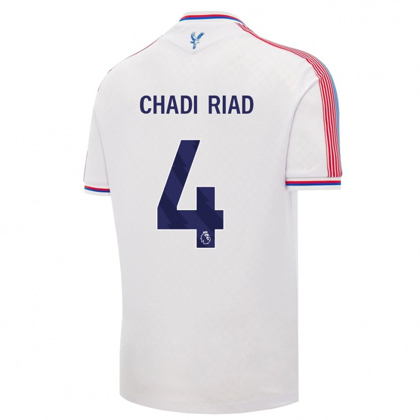 Danxen Femme Maillot Chadi Riad #4 Blanc Rouge Bleu Tenues Domicile 2026/27 T-Shirt