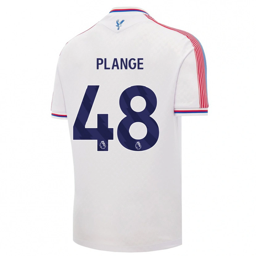Danxen Femme Maillot Luke Plange #48 Blanc Rouge Bleu Tenues Domicile 2026/27 T-Shirt