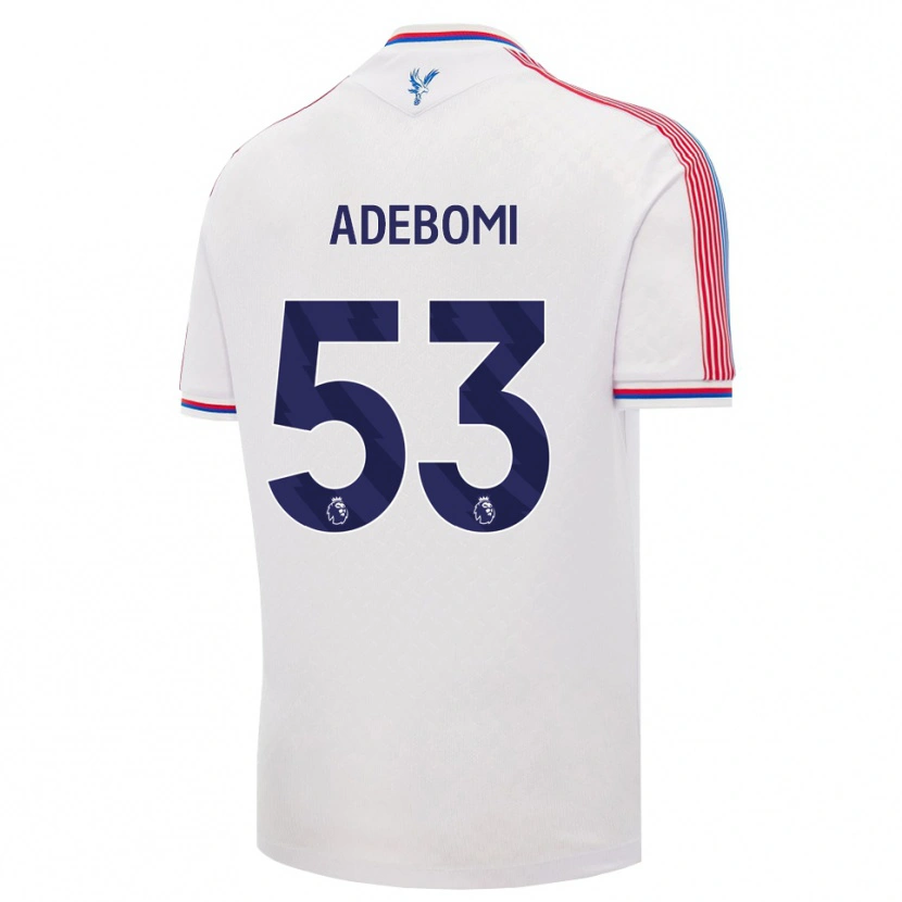 Danxen Femme Maillot Ademola Ola Adebomi #53 Blanc Rouge Bleu Tenues Domicile 2026/27 T-Shirt