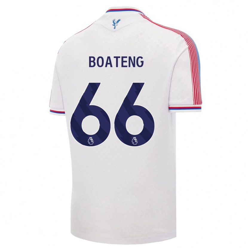 Danxen Femme Maillot David Boateng #66 Blanc Rouge Bleu Tenues Domicile 2026/27 T-Shirt