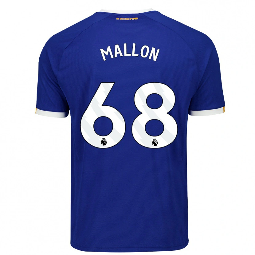 Danxen Femme Maillot Mathew Mallon #68 Bleu Blanc Jaune Tenues Domicile 2026/27 T-Shirt