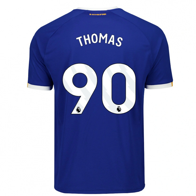 Danxen Femme Maillot Aled Thomas #90 Bleu Blanc Jaune Tenues Domicile 2026/27 T-Shirt