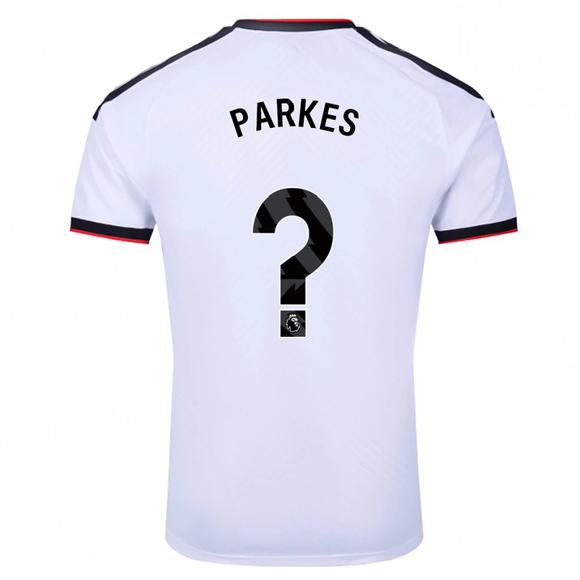 Danxen Femme Maillot Stefan Parkes #0 Blanc Noir Rouge Tenues Domicile 2026/27 T-Shirt