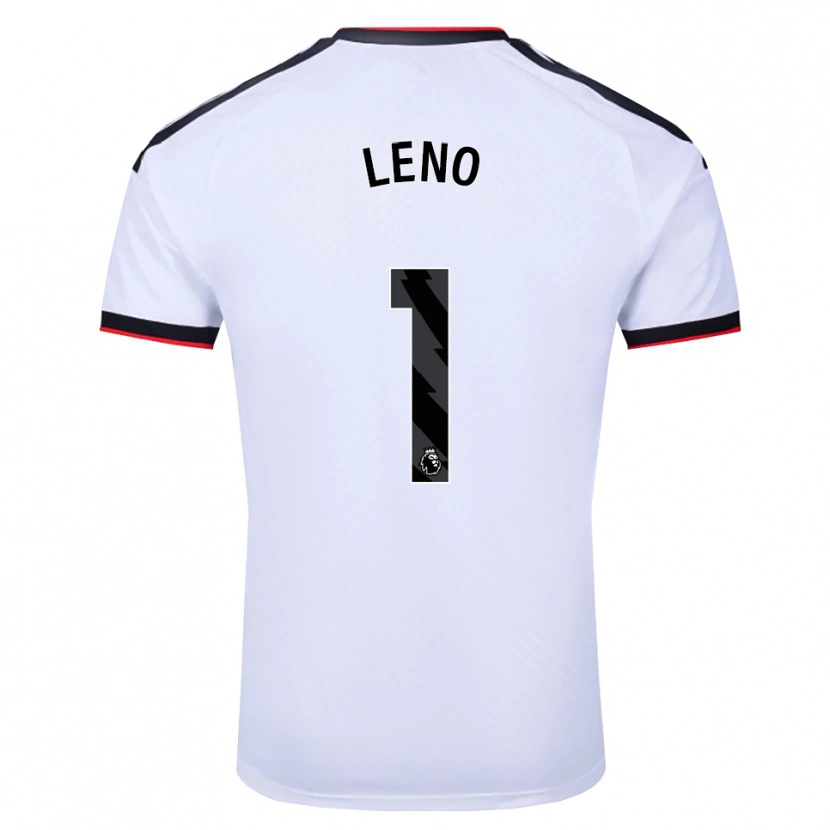 Danxen Femme Maillot Bernd Leno #1 Blanc Noir Rouge Tenues Domicile 2026/27 T-Shirt