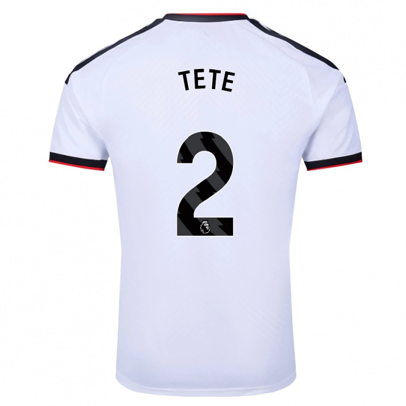 Danxen Femme Maillot Kenny Tete #2 Blanc Noir Rouge Tenues Domicile 2026/27 T-Shirt