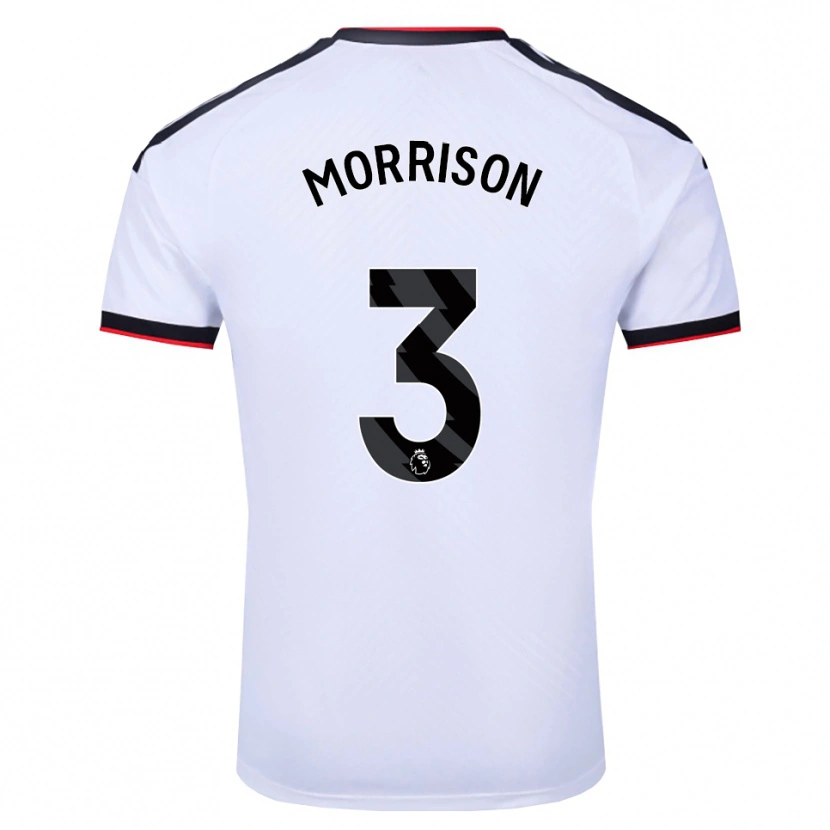 Danxen Femme Maillot Kymarley Morrison #3 Blanc Noir Rouge Tenues Domicile 2026/27 T-Shirt