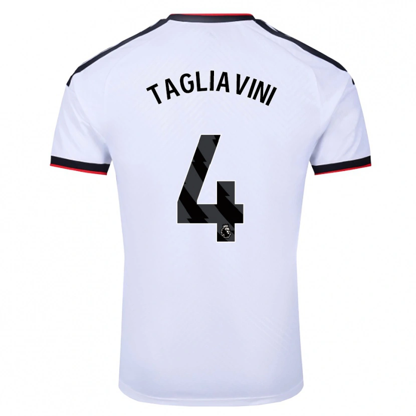 Danxen Femme Maillot Ella Tagliavini #4 Blanc Noir Rouge Tenues Domicile 2026/27 T-Shirt