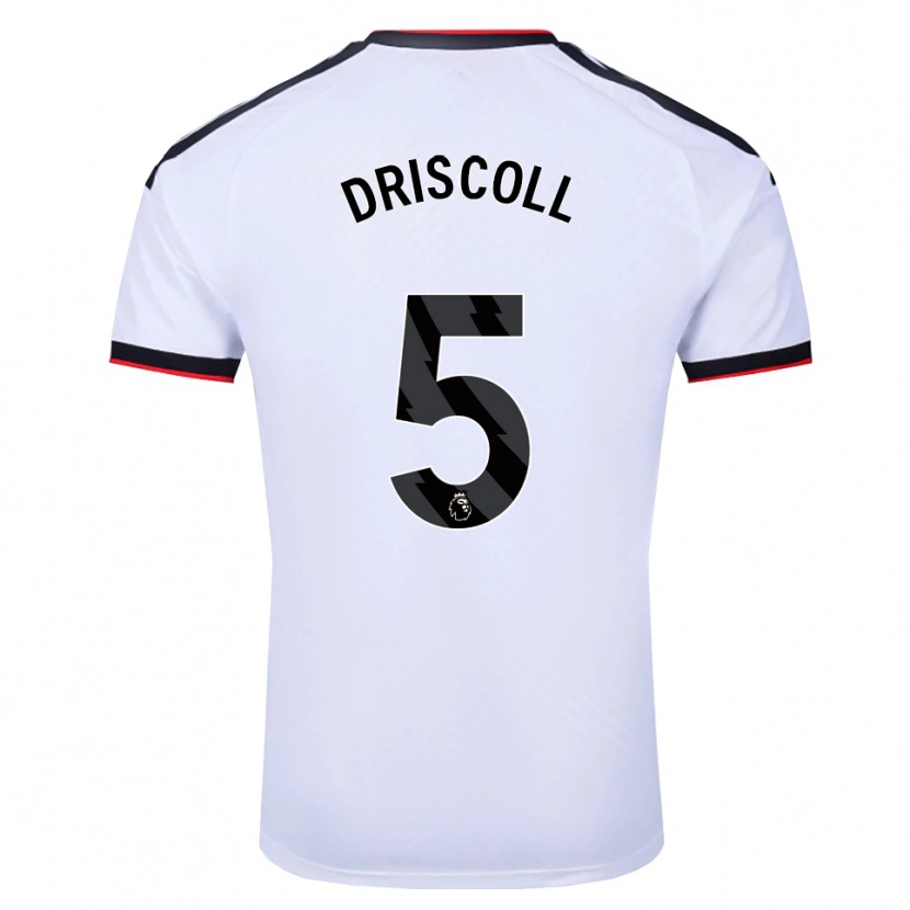Danxen Femme Maillot Teddy Driscoll #5 Blanc Noir Rouge Tenues Domicile 2026/27 T-Shirt