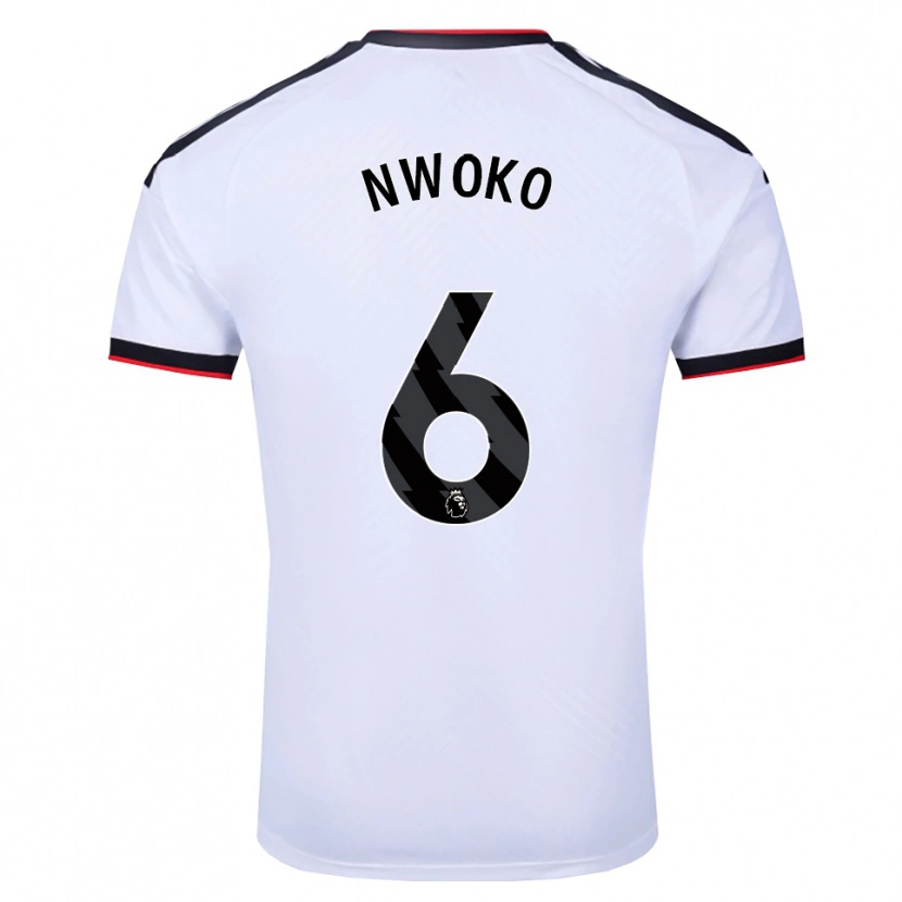Danxen Femme Maillot Chibuzo Nwoko #6 Blanc Noir Rouge Tenues Domicile 2026/27 T-Shirt