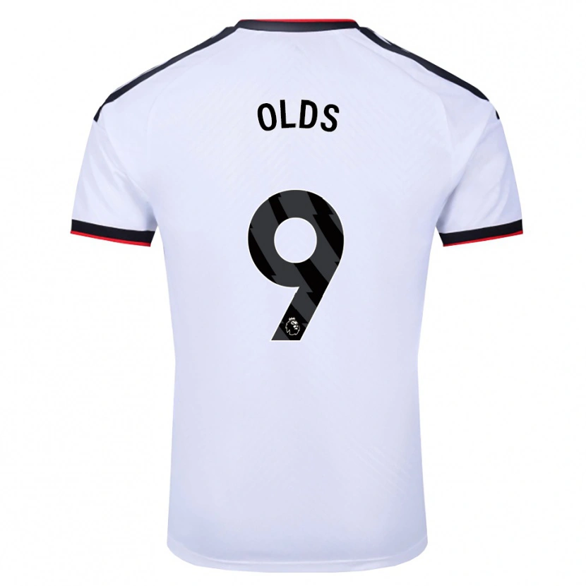 Danxen Femme Maillot Ellie Olds #9 Blanc Noir Rouge Tenues Domicile 2026/27 T-Shirt