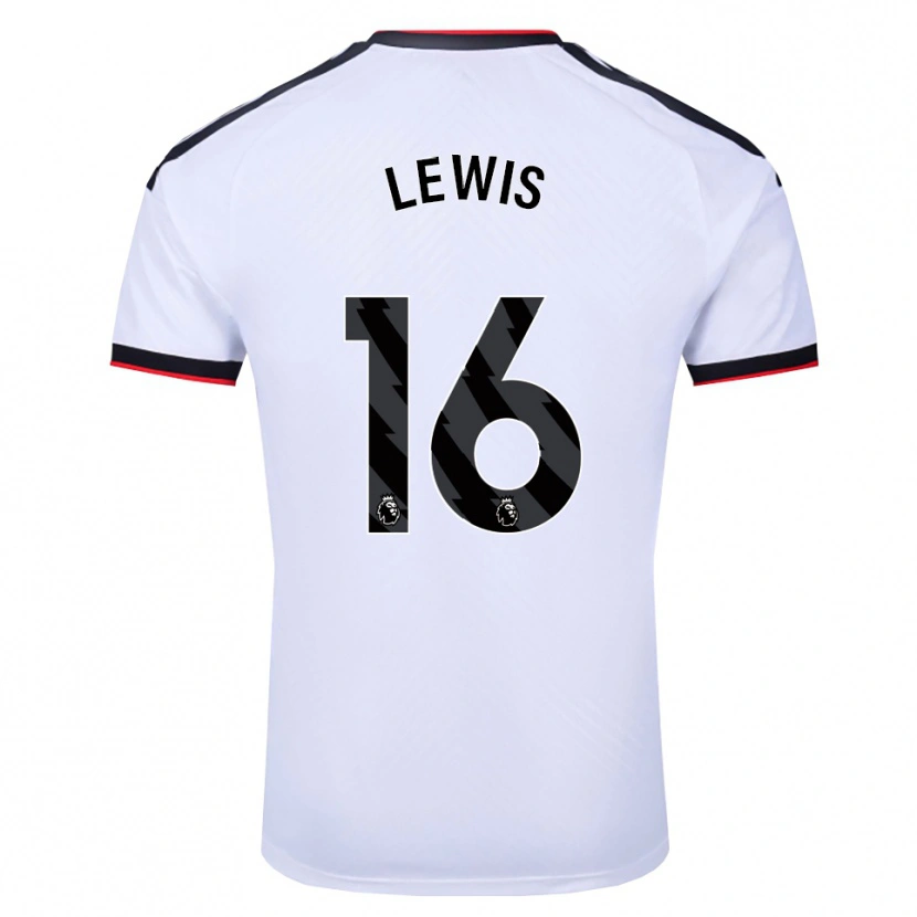 Danxen Femme Maillot Milla Lewis #16 Blanc Noir Rouge Tenues Domicile 2026/27 T-Shirt
