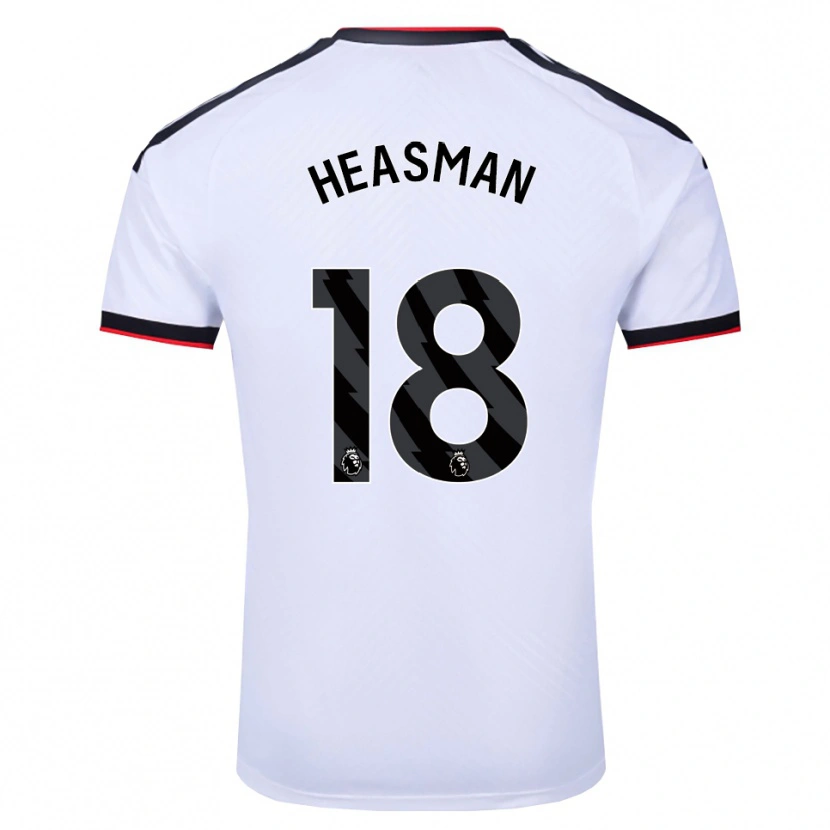 Danxen Femme Maillot Georgia Heasman #18 Blanc Noir Rouge Tenues Domicile 2026/27 T-Shirt