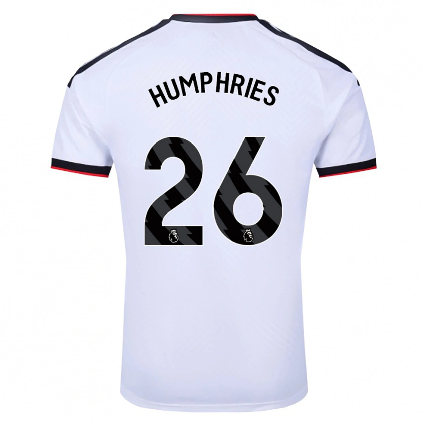 Danxen Femme Maillot Marni Humphries #26 Blanc Noir Rouge Tenues Domicile 2026/27 T-Shirt