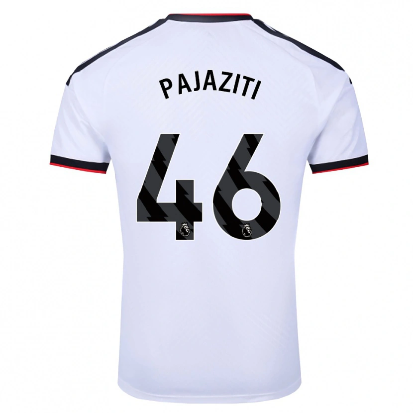 Danxen Femme Maillot Adrion Pajaziti #46 Blanc Noir Rouge Tenues Domicile 2026/27 T-Shirt