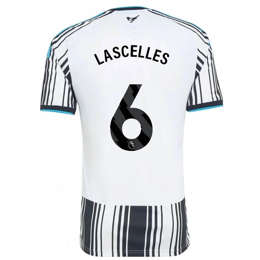 Danxen Femme Maillot Jamaal Lascelles #6 Skyblue Noir Blanc Tenues Domicile 2026/27 T-Shirt