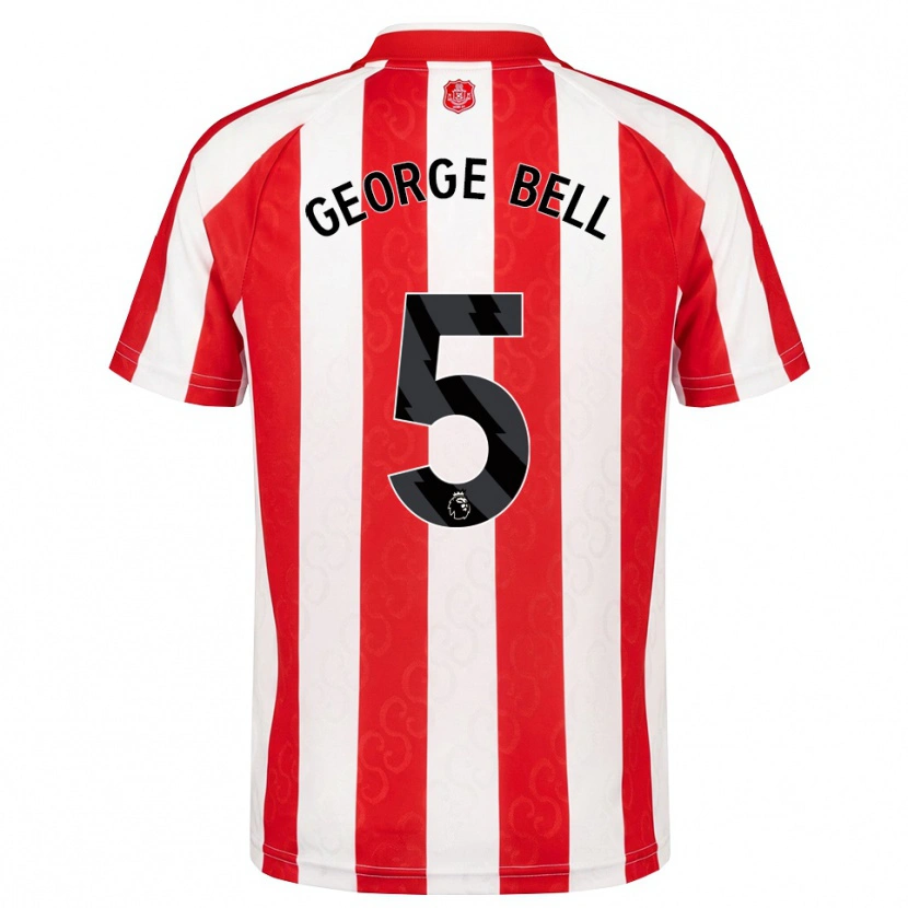 Danxen Femme Maillot George Bell #5 Rouge Blanc Noir Tenues Domicile 2026/27 T-Shirt