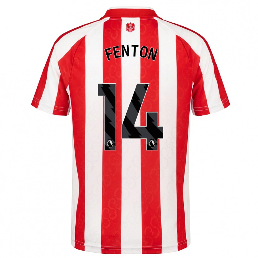 Danxen Femme Maillot Natasha Fenton #14 Rouge Blanc Noir Tenues Domicile 2026/27 T-Shirt