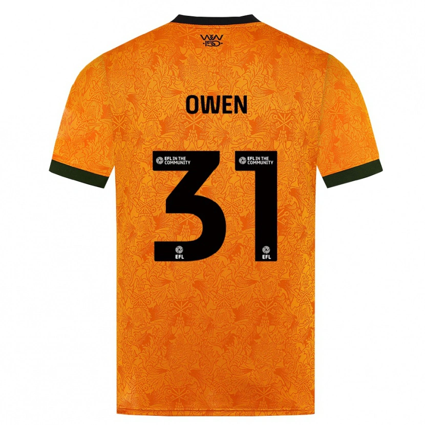 Danxen Femme Maillot Skye Owen #31 Orange Noir Tenues Domicile 2026/27 T-Shirt