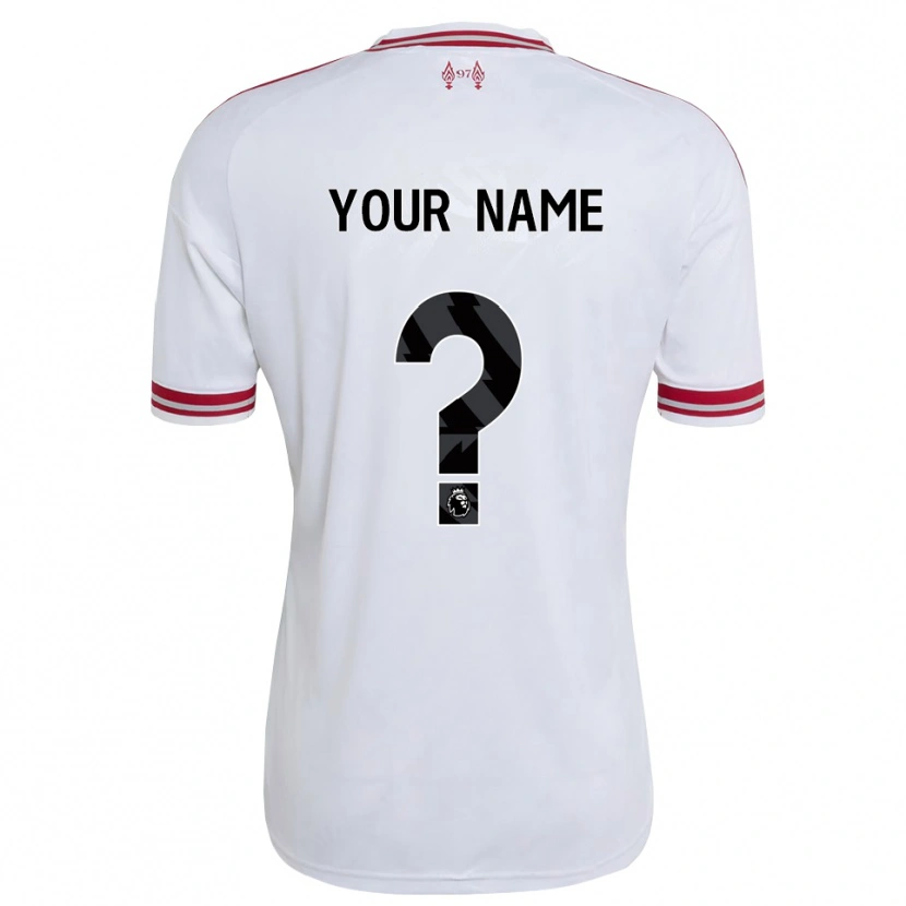 Danxen Femme Maillot Votre Nom #0 Rouge Blanc Tenues Extérieur 2026/27 T-Shirt