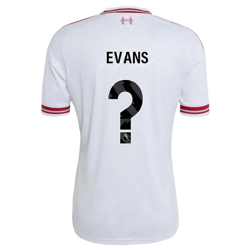 Danxen Femme Maillot Noah Evans #0 Rouge Blanc Tenues Extérieur 2026/27 T-Shirt