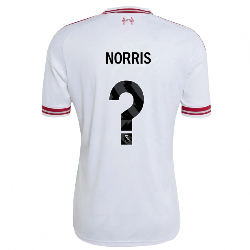 Danxen Femme Maillot James Norris #0 Rouge Blanc Tenues Extérieur 2026/27 T-Shirt