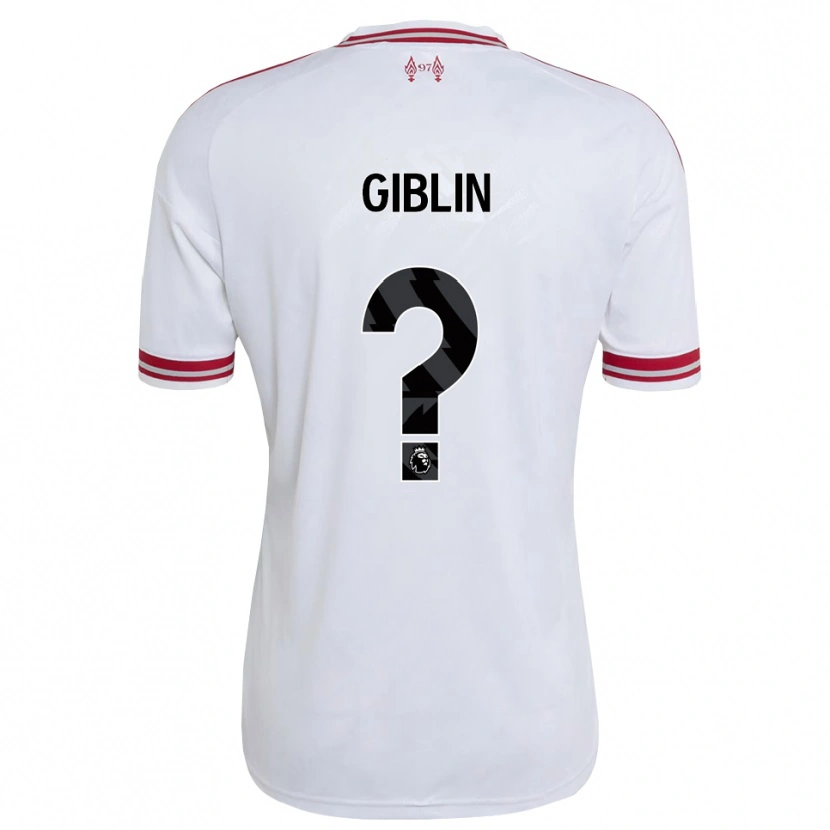 Danxen Femme Maillot Nathan Giblin #0 Rouge Blanc Tenues Extérieur 2026/27 T-Shirt