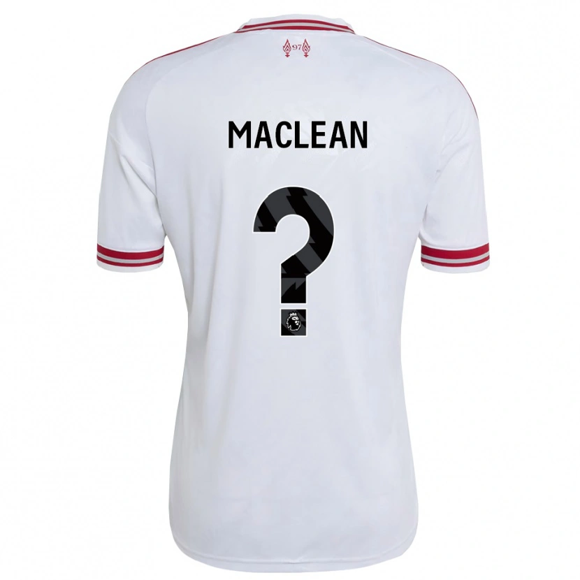 Danxen Femme Maillot Kirsty Maclean #0 Rouge Blanc Tenues Extérieur 2026/27 T-Shirt