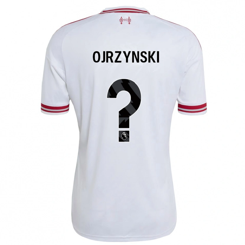 Danxen Femme Maillot Jakub Ojrzynski #0 Rouge Blanc Tenues Extérieur 2026/27 T-Shirt