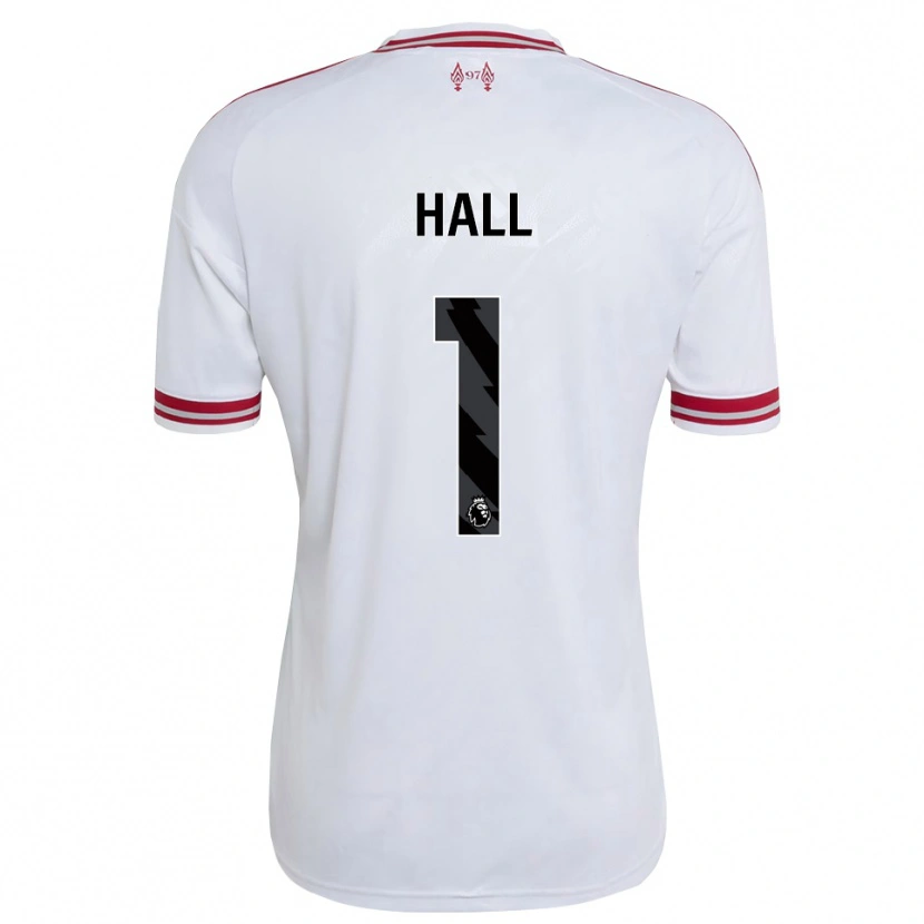 Danxen Femme Maillot Bailey Hall #1 Rouge Blanc Tenues Extérieur 2026/27 T-Shirt