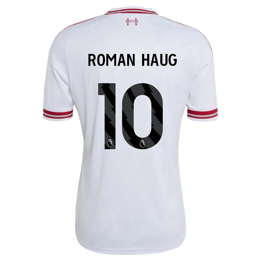 Danxen Femme Maillot Sophie Román Haug #10 Rouge Blanc Tenues Extérieur 2026/27 T-Shirt