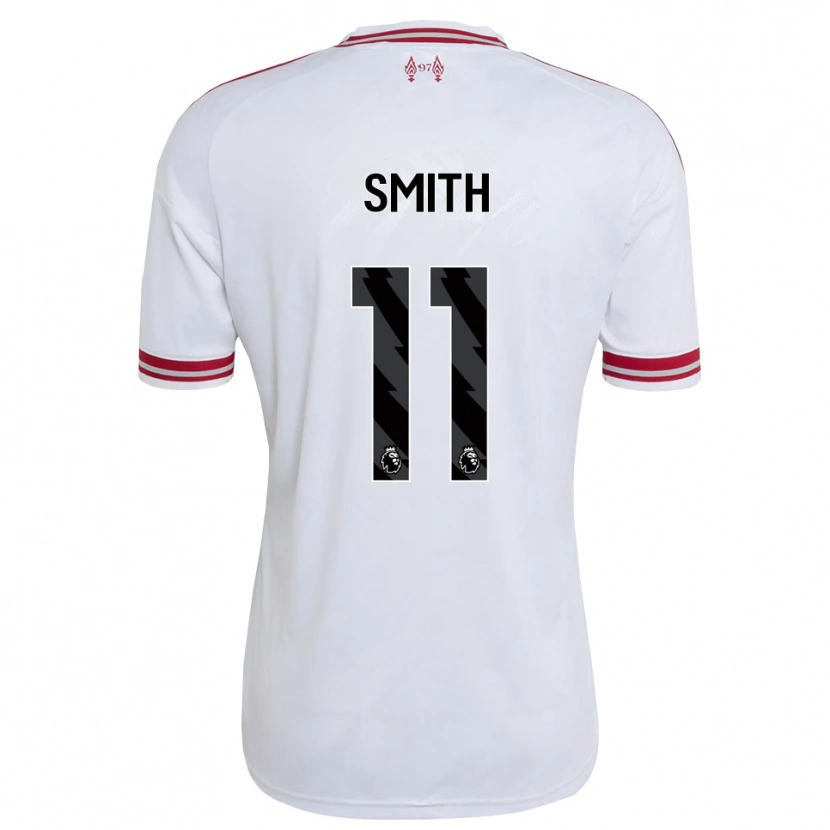 Danxen Femme Maillot Olivia Smith #11 Rouge Blanc Tenues Extérieur 2026/27 T-Shirt