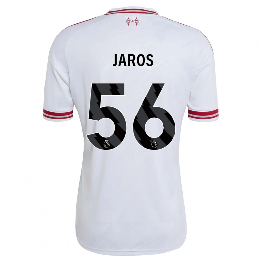 Danxen Femme Maillot Vitezslav Jaros #56 Rouge Blanc Tenues Extérieur 2026/27 T-Shirt