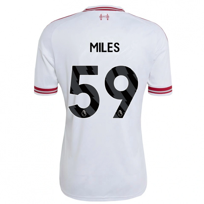 Danxen Femme Maillot Terence Miles #59 Rouge Blanc Tenues Extérieur 2026/27 T-Shirt