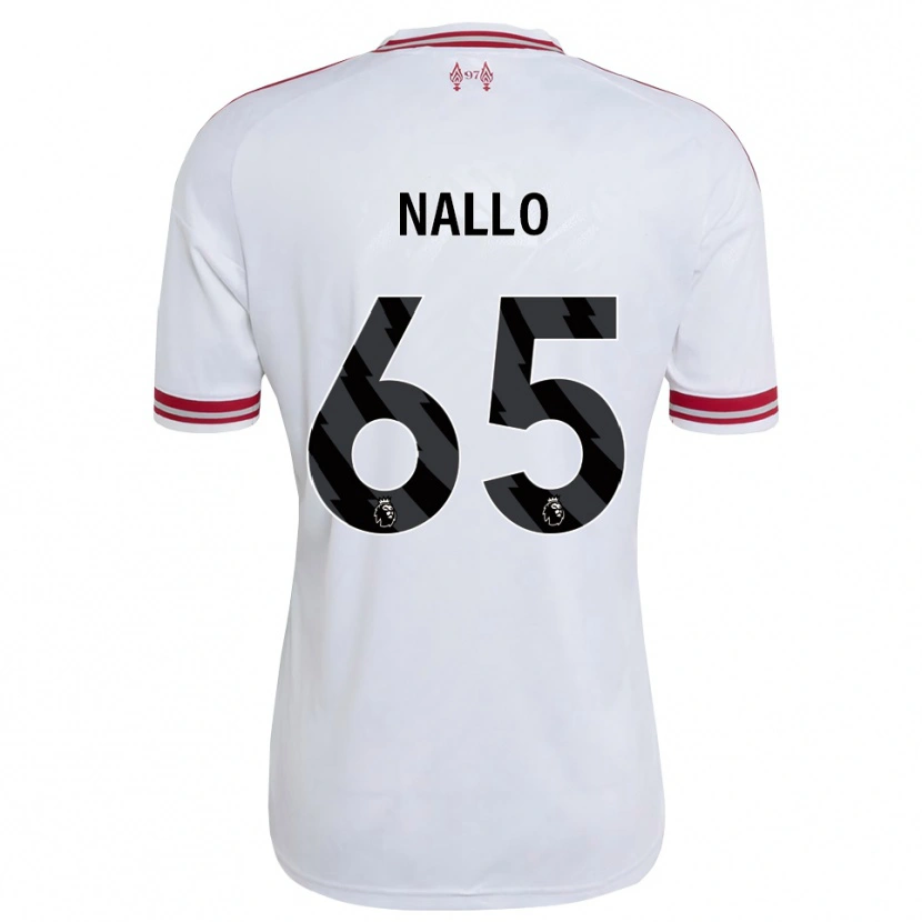 Danxen Femme Maillot Amara Nallo #65 Rouge Blanc Tenues Extérieur 2026/27 T-Shirt
