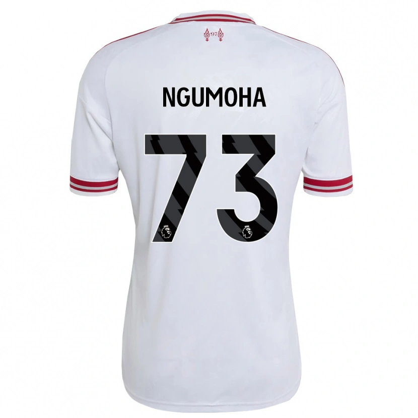 Danxen Femme Maillot Rio Ngumoha #73 Rouge Blanc Tenues Extérieur 2026/27 T-Shirt