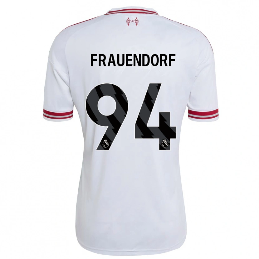 Danxen Femme Maillot Melkamu Frauendorf #94 Rouge Blanc Tenues Extérieur 2026/27 T-Shirt