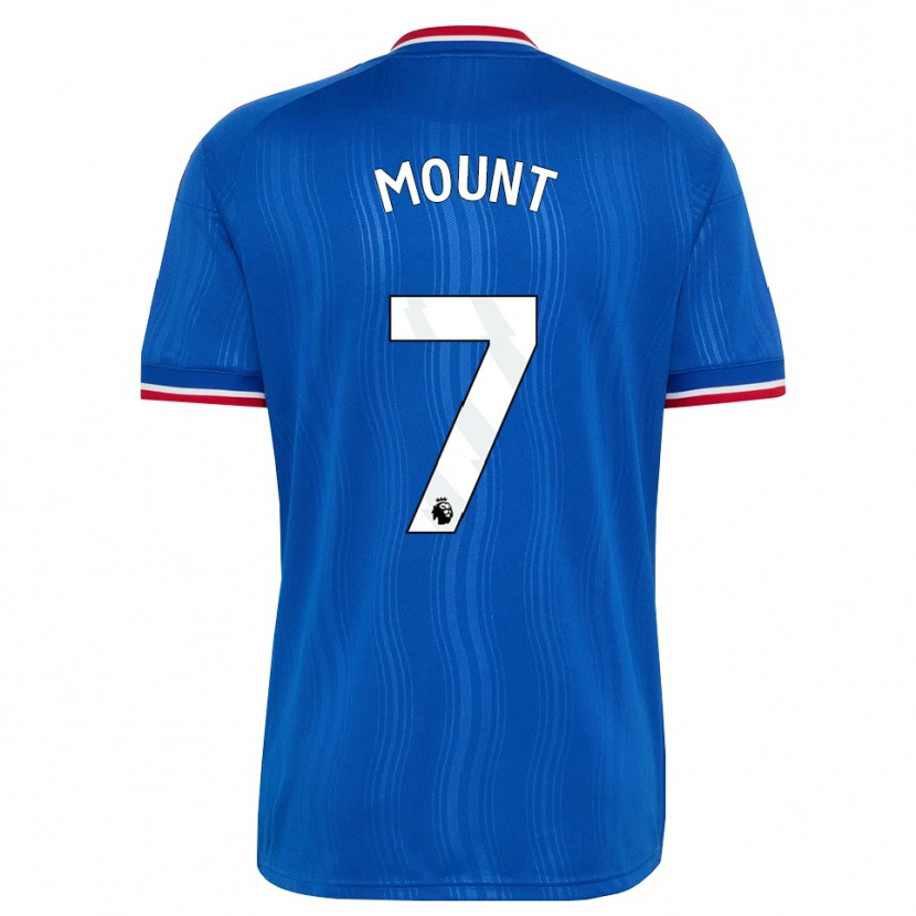 Danxen Femme Maillot Mason Mount #7 Bleu Blanc Rouge Tenues Extérieur 2026/27 T-Shirt