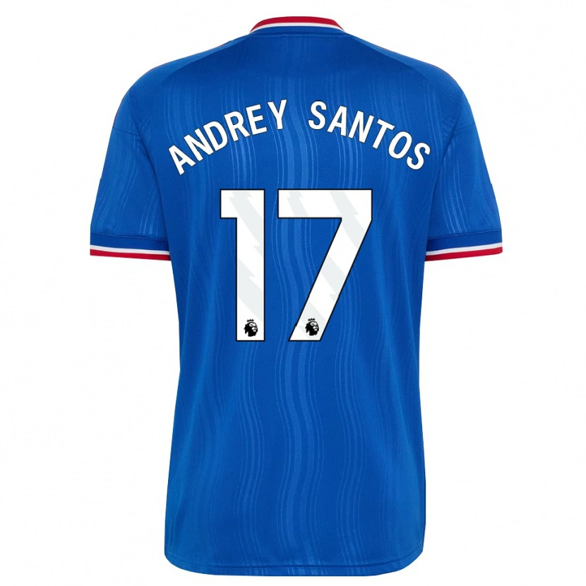 Danxen Femme Maillot Andrey Santos #17 Bleu Blanc Rouge Tenues Extérieur 2026/27 T-Shirt