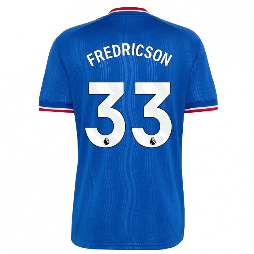 Danxen Femme Maillot Tyler Fredricson #33 Bleu Blanc Rouge Tenues Extérieur 2026/27 T-Shirt