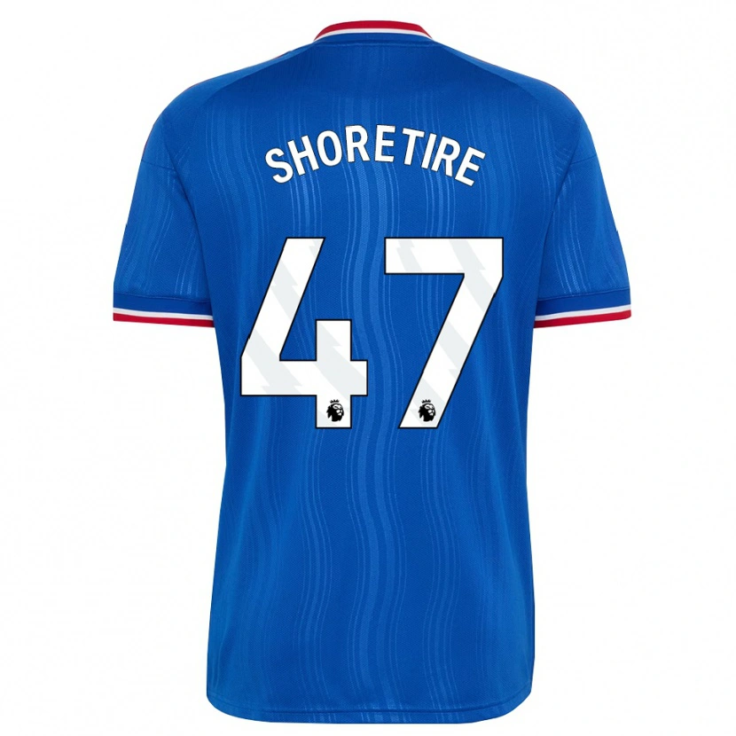 Danxen Femme Maillot Shola Shoretire #47 Bleu Blanc Rouge Tenues Extérieur 2026/27 T-Shirt