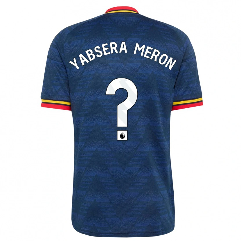 Danxen Femme Maillot Yabsera Meron #0 Midnightblue Jaune Rouge Tenues Extérieur 2026/27 T-Shirt