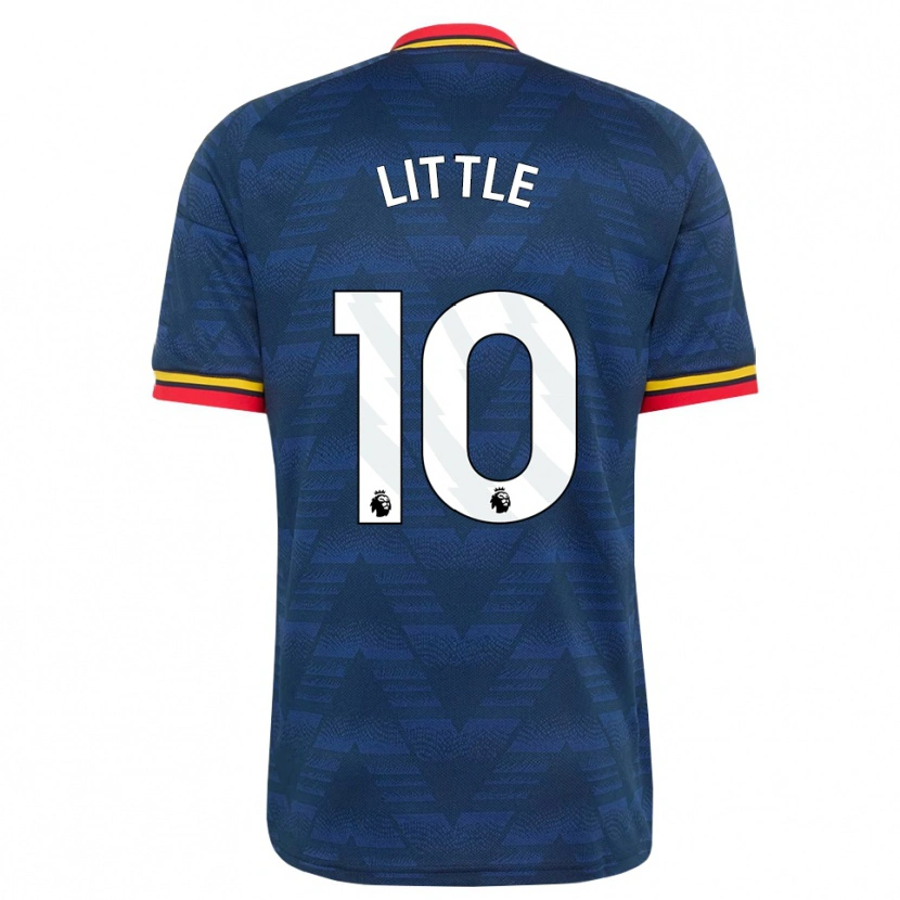Danxen Femme Maillot Kim Little #10 Midnightblue Jaune Rouge Tenues Extérieur 2026/27 T-Shirt