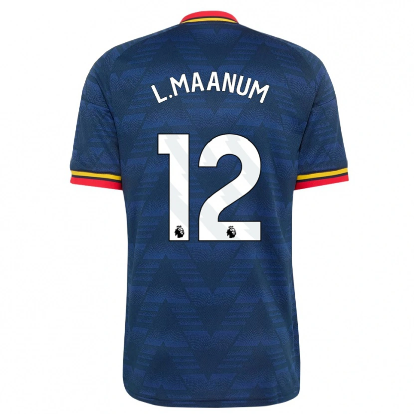 Danxen Femme Maillot Frida Maanum #12 Midnightblue Jaune Rouge Tenues Extérieur 2026/27 T-Shirt