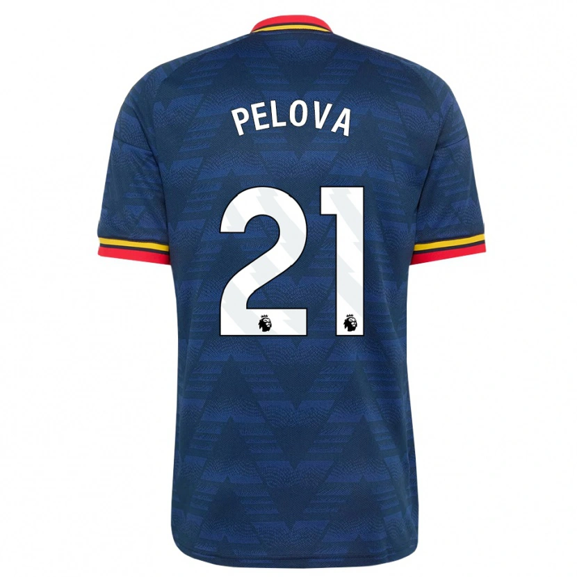 Danxen Femme Maillot Victoria Pelova #21 Midnightblue Jaune Rouge Tenues Extérieur 2026/27 T-Shirt