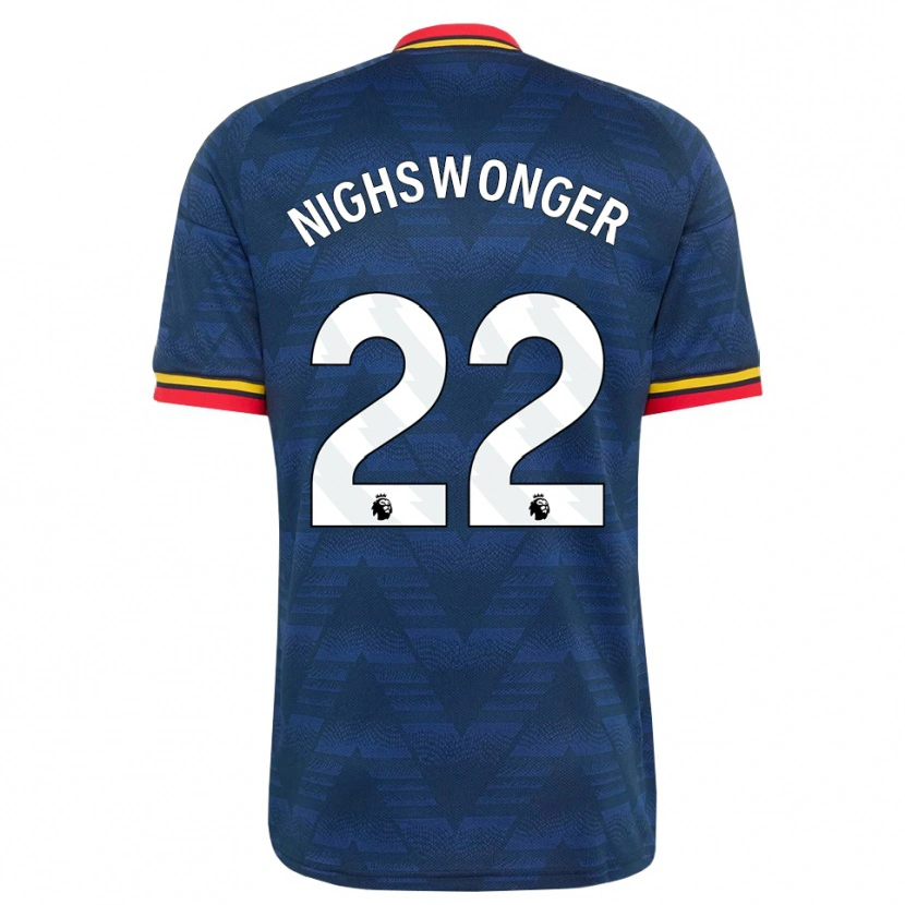 Danxen Femme Maillot Jenna Nighswonger #22 Midnightblue Jaune Rouge Tenues Extérieur 2026/27 T-Shirt
